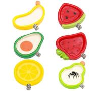 Lot de 6 rebords pour araignées sautantes - Accessoires pour araignées, escalade, nourriture, repos et exploration