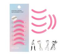 Lot de 6 recharges de recourbe-cils en caoutchouc de silicone souple compatibles avec Shiseido, Tweezerman, Revlon, Shu Uemura, Surratt, e.l.f pour voyage, transport portable, accessoires cosmétiques