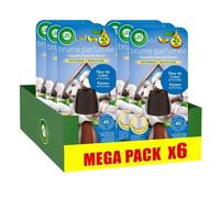 AIR WICK Lot de 6 Recharges Diffuseur Brume Parfumée désodorisant Huiles essentielles Coton