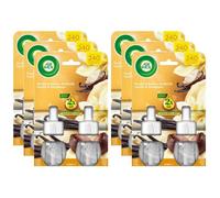 AIR WICK Lot de 6 Recharges Diffuseur désodorisant Electrique Huiles essentielles Vanille Duopack