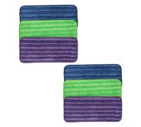 Lot de 6 recharges lavables en machine pour balai Swiffer WetJet - Solution écologique pour le nettoyage quotidien du sol