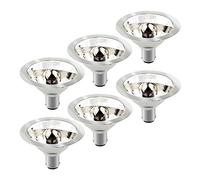 Lot de 6 réflecteurs halogènes AR70 50 W BA15d 12 V 640 lm 41990 Blanc chaud Spot 24°