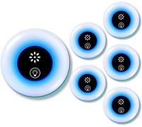 Lot de 6 répulsifs à ultrasons pour souris, rongeurs, rats, araignées, cafards, insectes, insectes, pour maison, sous-sol, grenier, garage