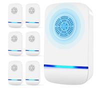 Lot de 6 répulsifs d'intérieur à ultrasons pour cafards, souris, insectes, moustiques, araignées, fourmis, cafards, sans danger pour les animaux de compagnie