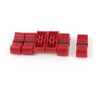 Lot de 6 résistances variables numériques pour mixeur audio - Capuchon coulissant - Rouge - 4 potentiomètres x 2 mm - Accessoires spécialisés