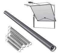 Lot de 6 ressorts de tension universels pour porte de garage - Galvanisés - Différentes tailles - 3/20/710 mm - #E08536