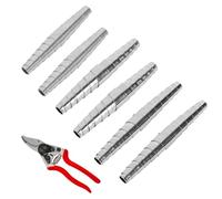 Lot de 6 ressorts pour sécateur, en acier inoxydable, 6 cm, 7 cm, 8 cm, universel, ressort de rechange pour réparation de sécateurs, sécateurs (argenté)