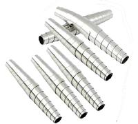 Lot de 6 ressorts volute de rechange argentés en acier inoxydable pour sécateur de jardin - Ressort de rechange manuel universel - Pièces de rechange pour tondeuse à gazon