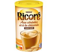 RICORÉ aux céréales, Chicorée & Céréales solubles, Boîte 250g - Pack de 6 Boites