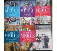 Lot de 6 Robert Merle (Fortune de France/En nos vertes années/Le lys et le pourpre/La gloire et les périls/Complots et cabales).