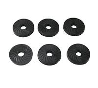 Lot de 6 rondelles en caoutchouc pour appareil photo RLECS - Amélioration de la friction - Trou de vis de 6,35 mm pour accessoires d'appareil photo - Protection de trépied - Rondelle en caoutchouc
