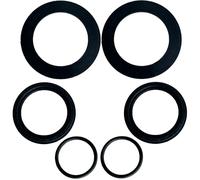 Lot de 6 rondelles et anneaux pour raccords de 1-1/2", 25076RP, joints toriques en caoutchouc pour valves de piscine Intex et joint de rechange Intex 10745, 10262 et 10255