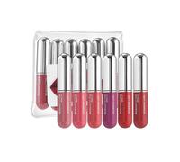 Lot de 6 rouges à lèvres liquides, en velours, finition mate, étanches, ne collent pas, pour le bureau et les soirées