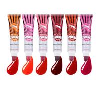 Lot de 6 rouges à lèvres Peel Off - Longue durée - Pour femme