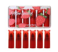Lot de 6 rouges à lèvres - Pour une utilisation quotidienne au bureau, lors de soirées entre amis et pour les amateurs de beauté