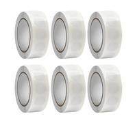 Lot de 6 rouleaux d'autocollants circulaires à pois rouges pour bureau, école, organisation de fichiers, étiquettes de gestion des stocks, autocollants ronds pour étiquetage de documents