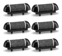 Lot de 6 Rouleaux de Rechange pour Extracteur de Callosités Électrique | 3 Types de Rugosité, Utilisation à Sec ou Humide, Élimine les Callosités en Quelques Minutes, Réutilisable Facile à Nettoyer