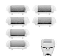 Lot de 6 rouleaux de rechange pour râpe à callosités - Compatible avec Scholl/Essy - 3 types de rugosité - 2 types de rugosité