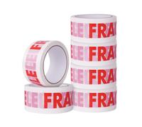 Lot De 6 Rouleaux De Ruban Adhésif D'emballage-48 Mmx60 M-Ruban Adhésif Fragile Pour Boîtes D'emballage-Ruban Adhésif Sécurisé Pour Déménagement