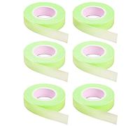 Lot de 6 rouleaux de ruban adhésif en tissu micropore respirant pour extensions de cils, 9 m par rouleau (vert)