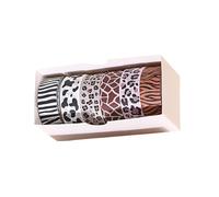 Lot de 6 rouleaux de ruban adhésif Washis à imprimé animal pour scrapbooking et décoration