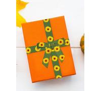 Lot de 6 rouleaux de rubans gros-grain d'automne de 27,7 m - Motif tournesol d'automne cerises Buffalo écossais - 3/8 po marron, orange, vert, jaune, rouge, satin uni, décoration de fête de