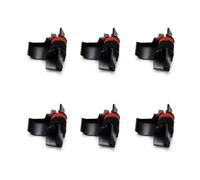Lot de 6 rouleaux d'encre IR-40T pour calculatrice Casio HR-77 kg Noir/rouge