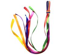 Lot de 6 rubans de danse colorés, streamers de poignet 39,4 in / 100 cm, largeur 0,8 in, légers pour danse artistique, gymnastique et bâton de majorette, pour artistes et gymnastes