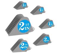 Lot De 6 Sabots Extra Longs For Tondeuse À Cheveux, Compatibles Avec Les Tondeuses Wahl.6,35 Cm (2,5 Pouces), 5,7 Cm (2 Pouces), 4,4 Cm (1,75 Pouce), 3,8 Cm (1,5 Pouce) Et 3,2 Cm (1,25 Pouce).