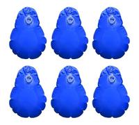 Lot de 6 sacs à eau avec crochets en PVC anti-fuite pour l'hiver, ajustement sûr pour les couvertures de piscine hors sol