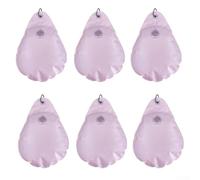 Lot de 6 sacs à eau lestés pour couverture de piscine pour l'hiver, conçus pour sécuriser et protéger les couvertures de piscine du froid et de l'exposition au vent (rose)