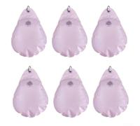 Lot de 6 sacs à eau pour couverture de piscine conçus pour une utilisation en hiver pour maintenir les couvertures de piscine bien en place contre les vents forts et les charges lourdes (rose)