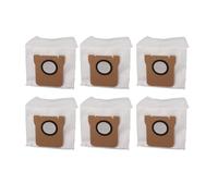 Lot de 6 sacs à poussière de rechange pour aspirateur robot, tissu non tissé autobloquant, sacs à poussière universels pour aspirateur, remplacement facile, nettoyage efficace