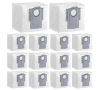Lot de 6 sacs à poussière pour Roborock compatibles avec S8 Pro Ultra, S8+, S7 MaxV Ultra, S7 Max Ultra, Q5+, Q7+, Q7 Max+, sac jetable de grande capacité de 3 L