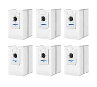 Lot de 6 Sacs à Poussière pour Robot Aspirateur ECOVACS DEEBOT X2 / Omni / Pro / DEX86 - Pièces de Rechange pour Station Auto-Vide DDB030025