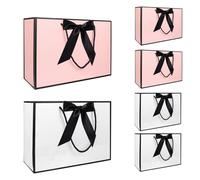 Lot de 6 sacs cadeaux en papier - Petits sacs cadeaux en papier - Sacs cadeaux - Sacs cadeaux - Sacs cadeaux - Sacs cadeaux pour anniversaire, mariage, Noël