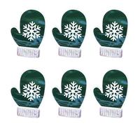 Lot de 6 sacs cadeaux en plastique pour les vacances de Noël, sacs d'emballage élégants pour bonbons et jouets, accessoires de célébration saisonnière, accessoires de célébration saisonniers
