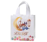 Lot de 6 sacs cadeaux pour l'Aïd Mubarak, lune, étoiles, château