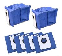 Lot de 6 sacs d'aspirateur de 4 ou 6 L pour BObsweep et pour, conçus pour une utilisation prolongée jusqu'à 14 semaines, filtration efficace pour garder les sols propres