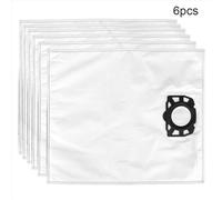 Lot de 6 sacs d'aspirateur en tissu de fibre pour nettoyage de l'air 3D, sacs à poussière à haute efficacité de filtrage, accessoires adaptés pour Mv4 Mv5 Mv6 Wd4 Wd5 Wd6