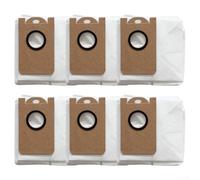 Lot de 6 sacs d'aspirateur iHomefor pour AutoVac pour Nova S1 Pro, Orbita, Eclipse pour Luna, sacs filtrants 5 couches non tissés pour Airrobo, T10 Puls, Ultenic, L6 Pro
