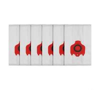 Lot de 6 sacs d'aspirateur pour Miele & Hoover Collecteur de poussière efficace pour modèles C1 C3 et S (Rouge)