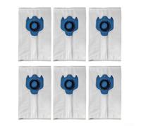 Lot de 6 sacs d'aspirateur pour Miele & Hoover Collecteur de poussière efficace pour modèles C1 C3 et S (Bleu)