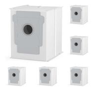 Lot de 6 sacs d'aspirateur réutilisables compatibles avec iRobot Roomba i & S Series, i7, i7+, i7Plus, i3, i3+, i4, i4+, S9Plus, Sacs de rechange pour aspirateur iRobot Roomba Clean Base Sacs