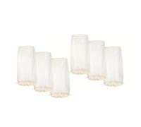 Lot de 6 sacs de rangement pour perruques réglables avec plateau de voyage portable pour ligne de cordon, organisés pour la gestion des perruques du salon de dirt salon