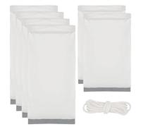 Lot de 6 sacs de rangement pour viande, 30 x 120 cm et 30 x 70 cm, bandes réfléchissantes en polyester pour la chasse, équipement de gibier durable pour caribou, cerf élan et protection
