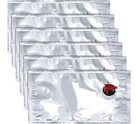 Lot de 6 sacs de recharge de 1,5 l pour sac à vin - Réutilisables - Rechargeables - Avec bec verseur - Pour rafraîchir le vin, porte-monnaie, porte-monnaie