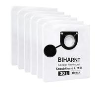 Lot de 6 sacs filtrants ASA 30 de 30 l compatibles avec les aspirateurs sec et humide Metabo ASA 30 L/M/H PC