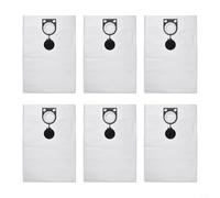 Lot de 6 sacs filtrants de rechange compatibles avec Metabo, pour série ASR, ASR 25 L/2025 ASR/35/50 L pour SC, sacs de collecte de poussière
