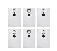 Lot De 6 Sacs Filtrants For Aspirateurs Metabo, ASR25 L, SC, ASR 2025, ASR 35, ASR 50 L, SC